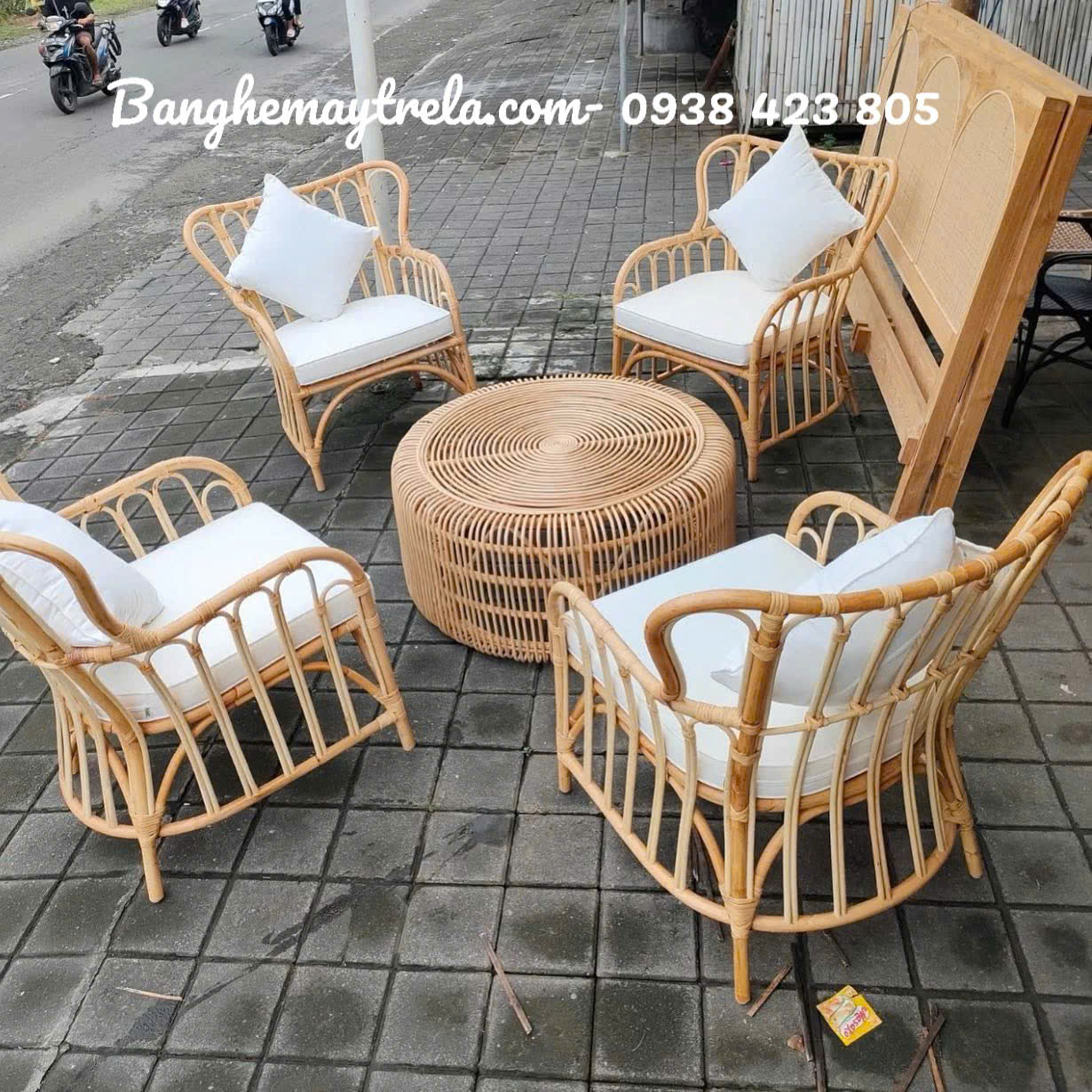 Ghế sofa đơn mây đọc sách